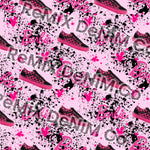 Doll Pink Vans Splash (Seamless Digital File)