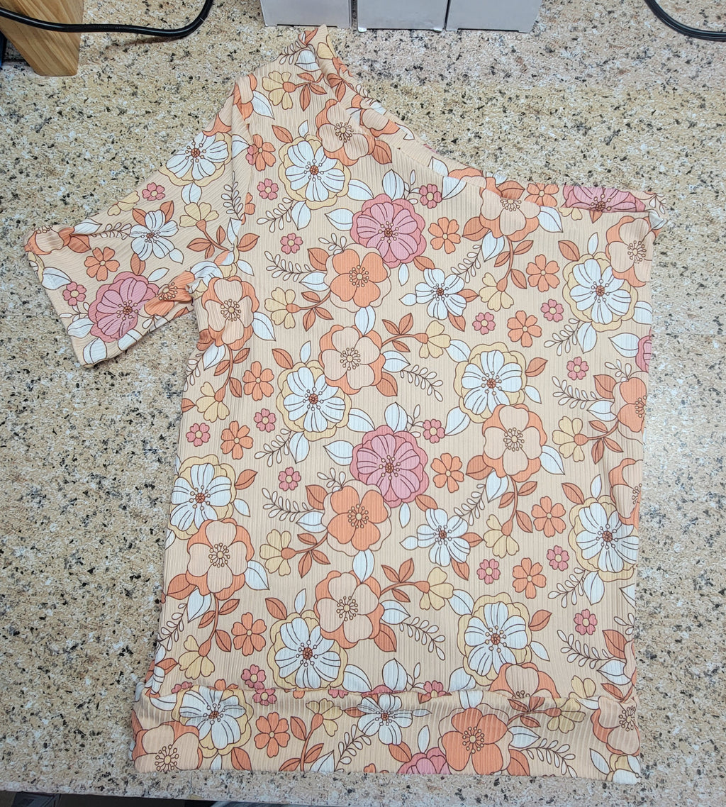 Adult Large Floral Charlotte Top (READY TO SHIP)