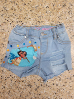 12-18 months, distressed shorts (READY TO SHIP)