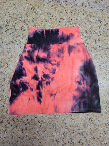 Size 5/6 Tiedye High Waist Skirt (READY TO SHIP)