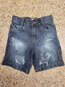 Boys Distressed Shorts 2t (READY TO SHIP)