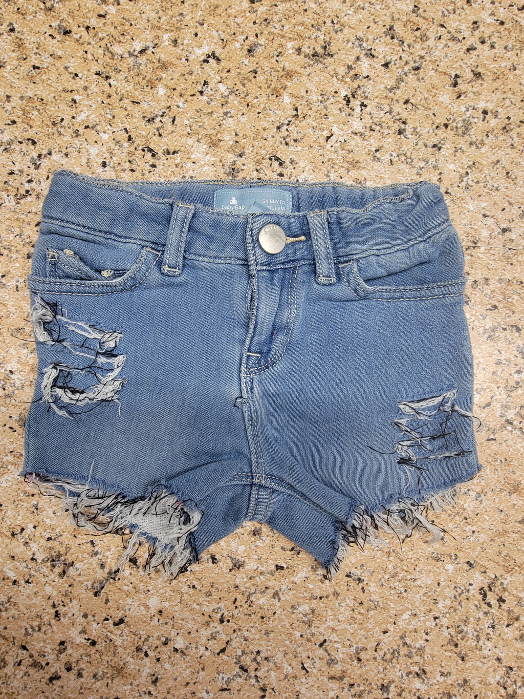 Girls Distressed Shorts 2t (READY TO SHIP)