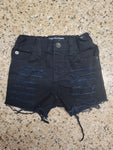 Girls Black Distressed Shorts 2t (READY TO SHIP)