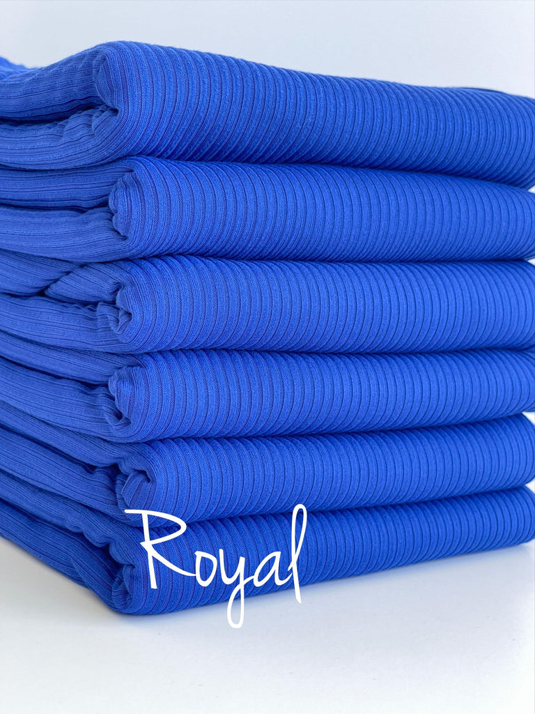 Royal Blue Rib Knit