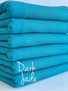 Dark Jade Rib Knit