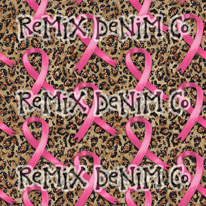 Breast Cancer Awareness, Pink Ribbon Leopard