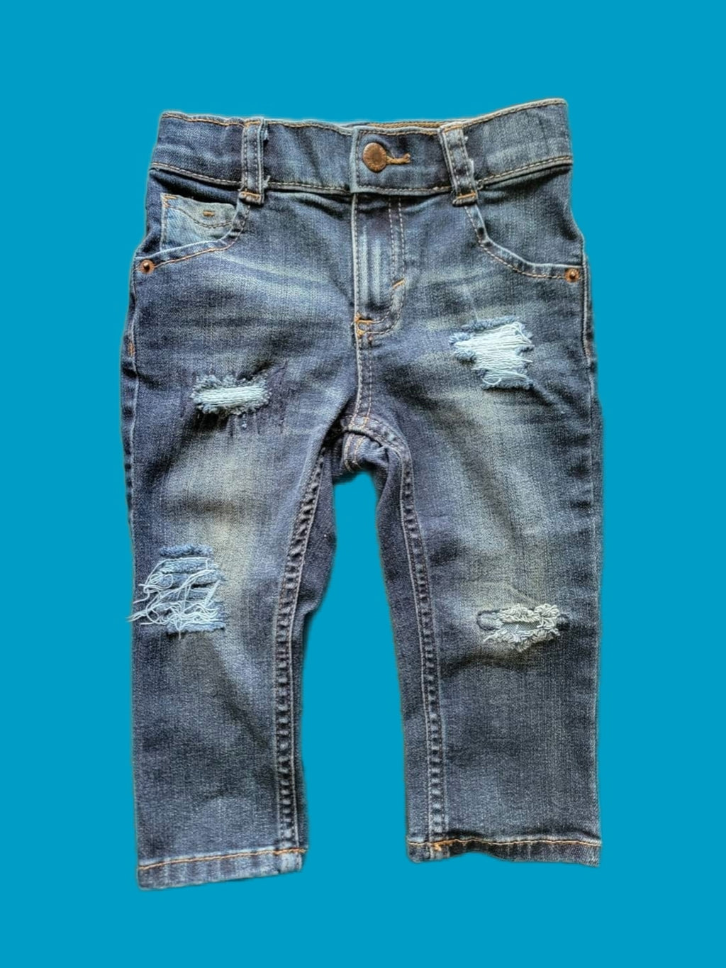 18 Months Distressed Jeans (READY TO SHIP)