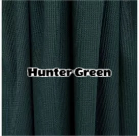 Hunter Green Waffle Knit