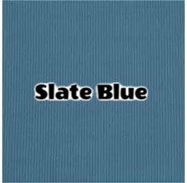 Slate Blue Rib Knit