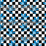 A Sport Blue & Checker (Seamless Digital File)