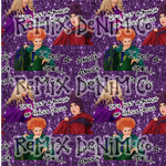 Halloween witches spooky black flame candle binx I put a spell on you Dani (Seamless Digital File)