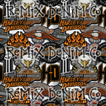 Motorcycle hog HD Harley patches smoky white (Seamless Digital File)