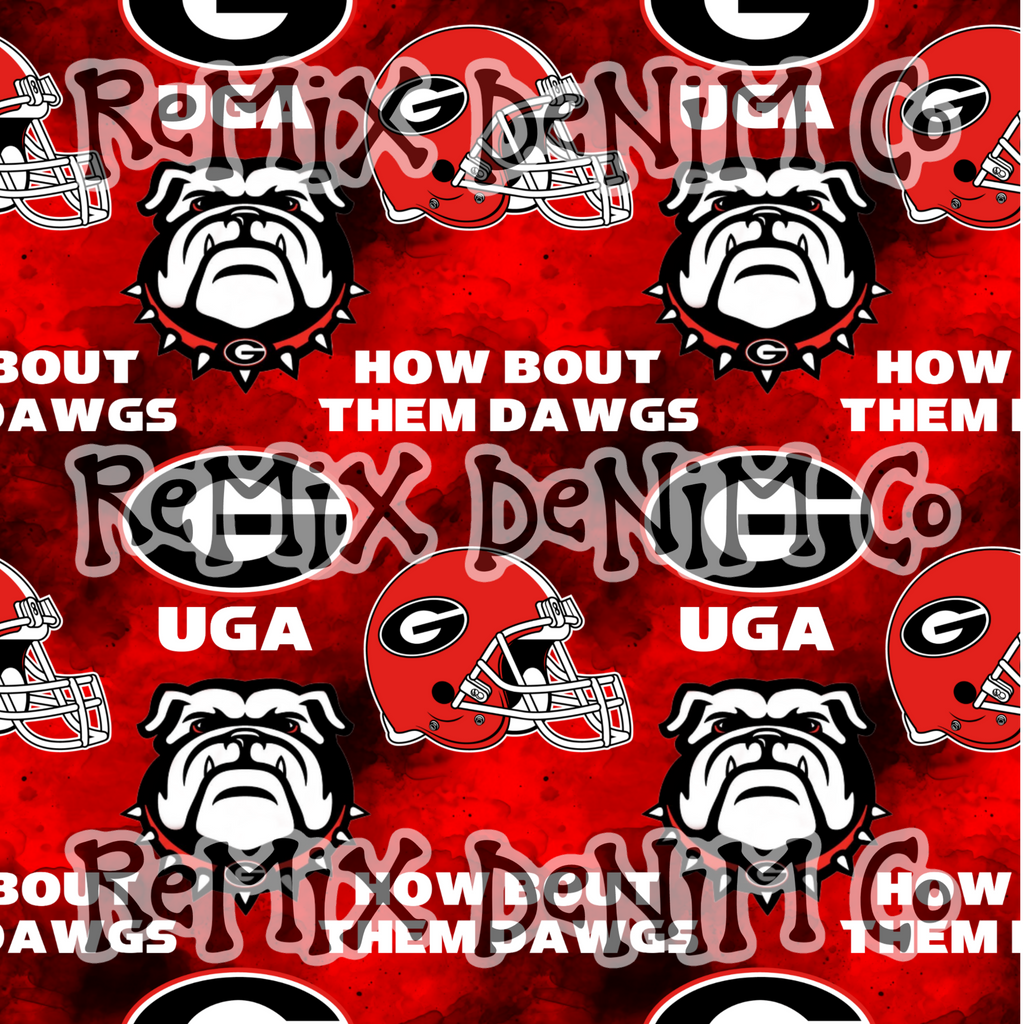 Georgia bulldogs football, go Dawgs (Seamless Digital File)