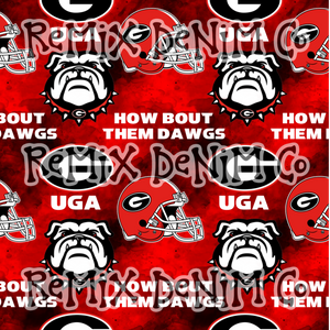 Georgia bulldogs football, go Dawgs (Seamless Digital File)