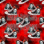 Michael Myers Halloween scary horror spooky high tops sneakers (Seamless Digital File)