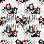 Michael Myers Halloween scary horror spooky high tops sneakers (Seamless Digital File)