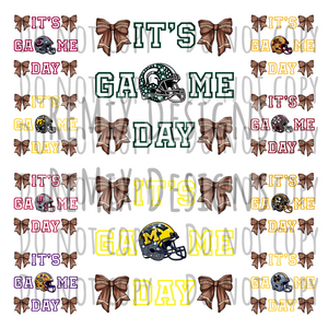 It's Game Day Coquette Bows, Bundle 1, College Football, 44 Teams Rhinestone PNG Bundle (Digital PNG Files)