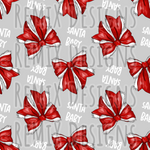 Santa Baby Bows (Seamless Digital File)