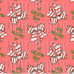 Oh Christmas Tree Striped Bows (Seamless Digital File)