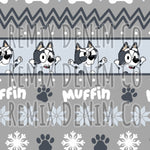 Muffin Dog Heeler Sweater Print