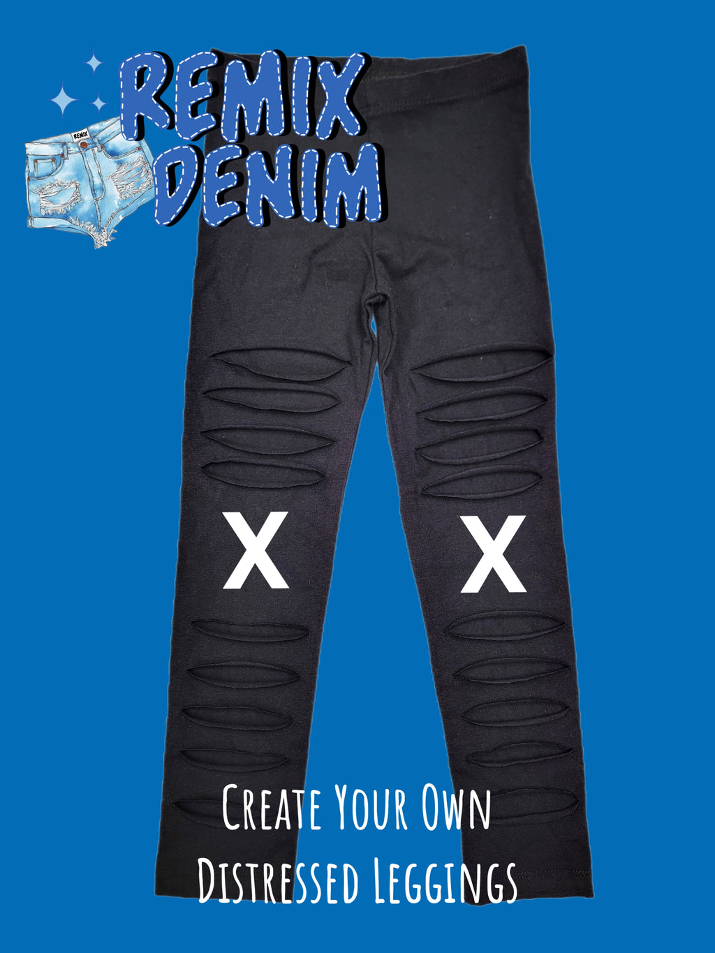 Create Your Own Distressed Leggings