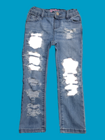 Create Your Own (Choose your fabric) - Distressed Jeans (Girls or Boys)