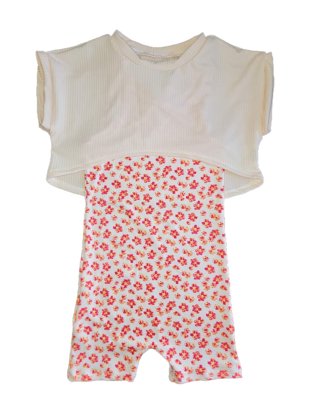 2 Ollie Rompers and 1 Honey Crop Top 5t (READY TO SHIP)