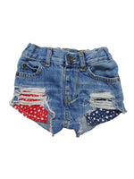 Stars Distressed Hilo Shorties