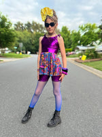 Purple Metallic Mushroom, Aria Peplum