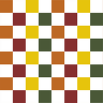 Checker print autumn fall (Seamless Digital File)