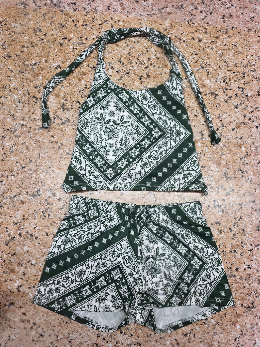 Laikyn Twist Crop and Cheerleader Shorties size 6 (READY TO SHIP)