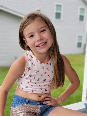 Signature Racerback Crop Top (Mystery print or solid)