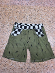 5t lightning checker boys Cohen Shorts with pockets (READY TO SHIP)