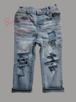 Brooklyn Distressed Jeans, Unisex Fit