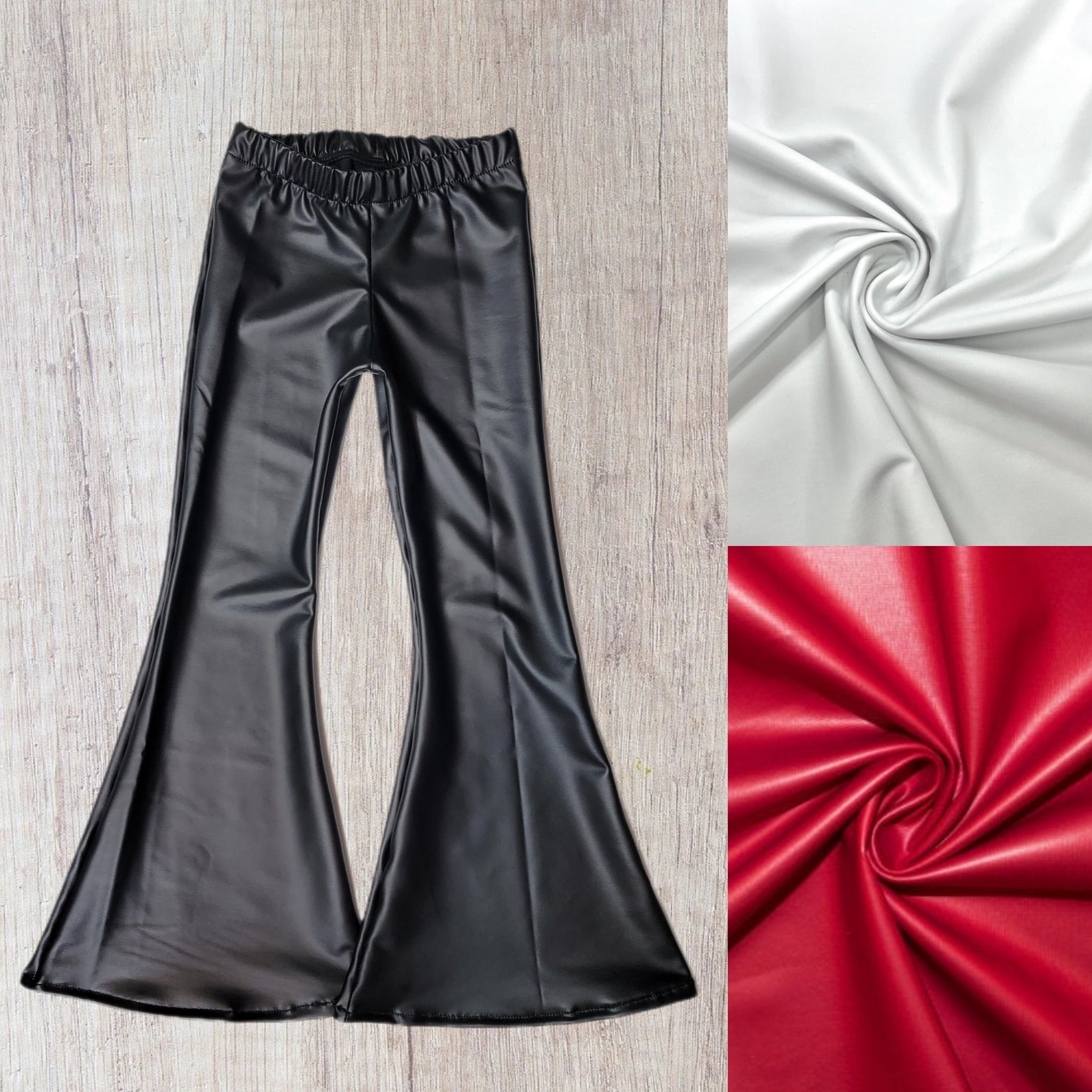 Pleather Bell Bottoms (Choose Your Color)