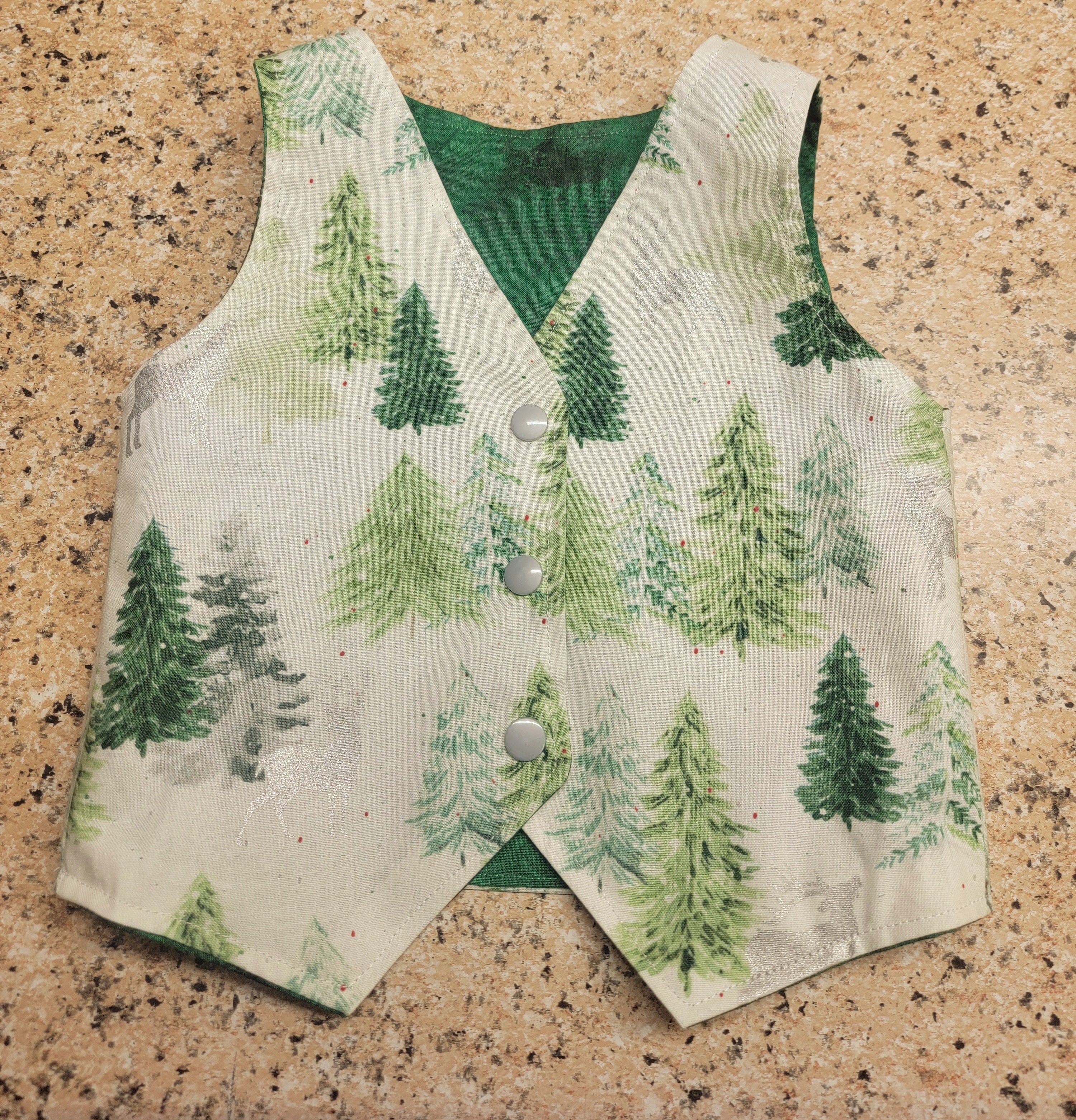 Valentine's Day Reversible Vest (Choose Your Fabric)
