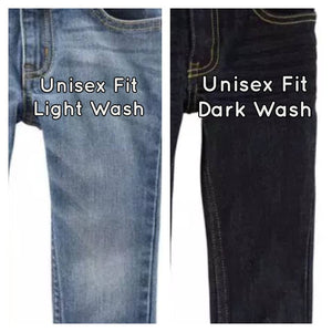 Standard Distressed Jeans, Unisex Fit