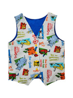 Characters Blue Circles Reversible Vest
