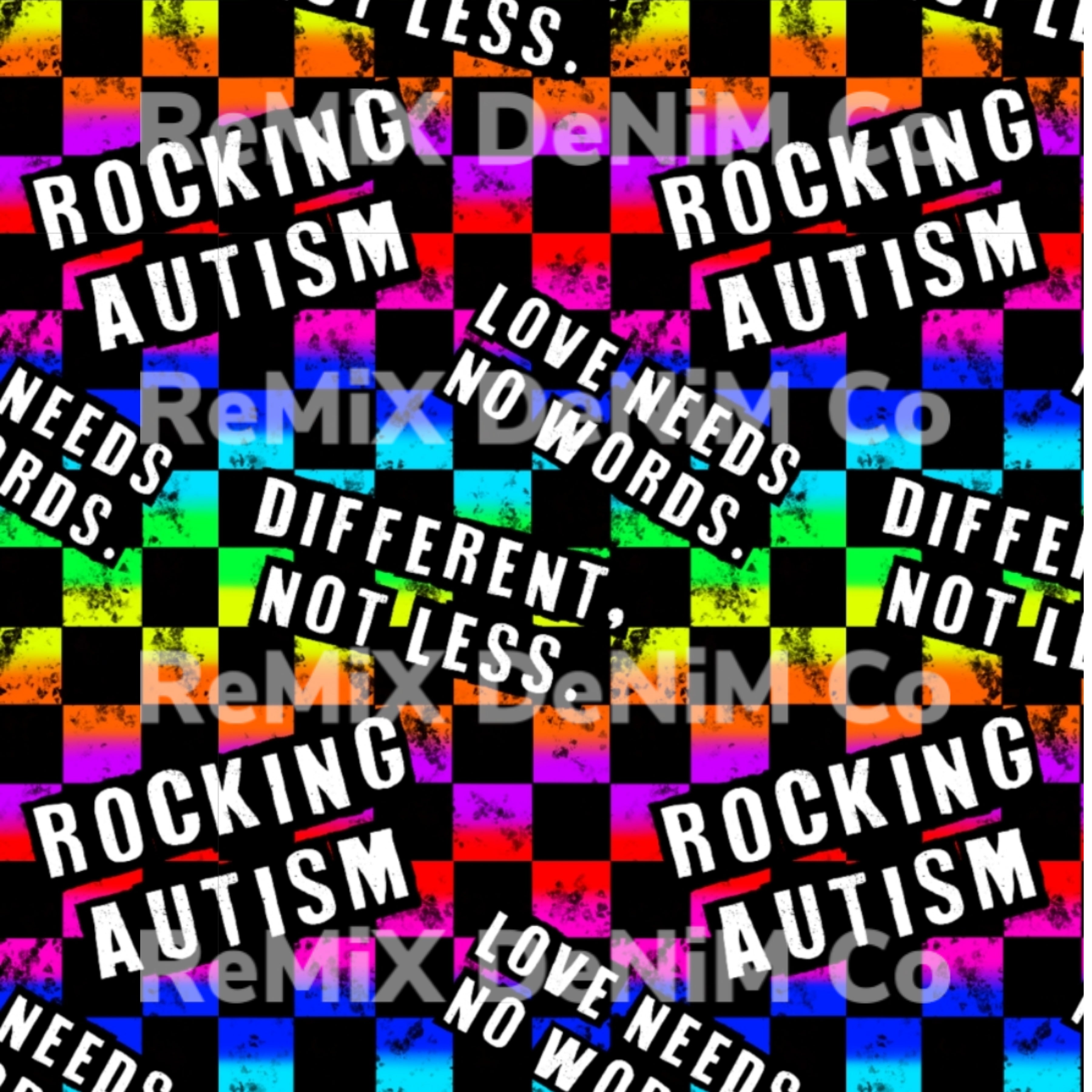 Rocking Autism Rainbow