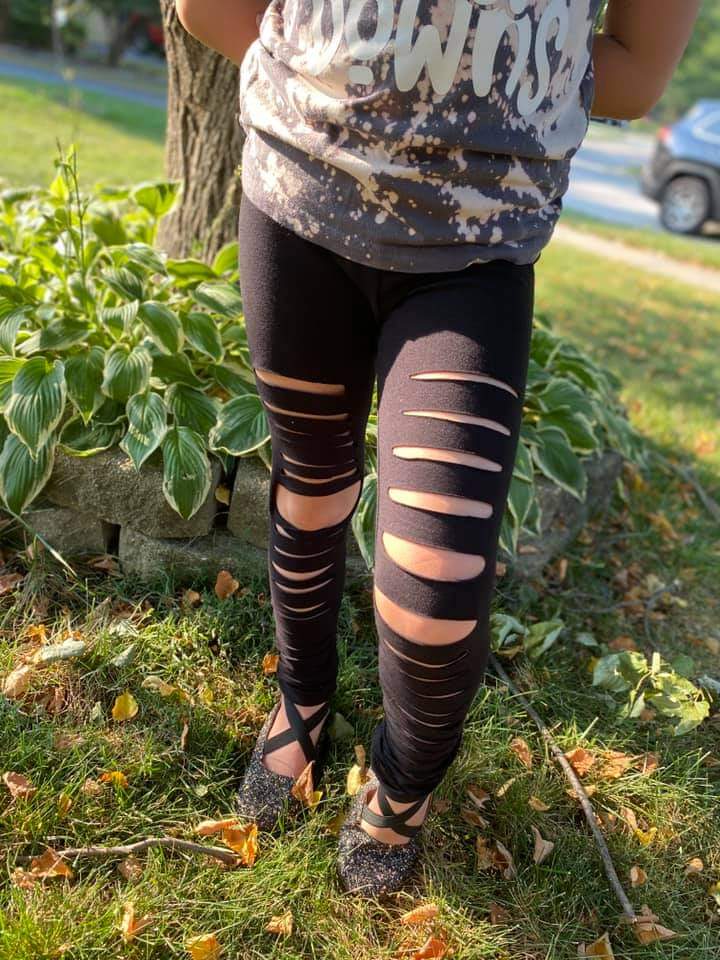 Distressed Leggings – The House of Stylez